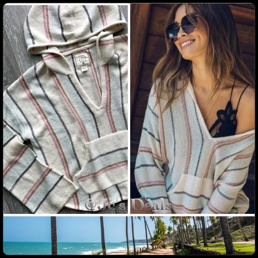 🌼 BILLABONG BAJA BEACH SWEATER 🌼 - Picture 1 of 11